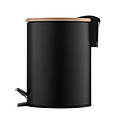 Контейнер для сміття Ardesto Minimalism З педаллю Чорний 3 л (ARHB3601BB), фото 5