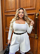 Жіночий лонгслів великого розміру Розміри: 48-50, 52-54, 56-58, фото 5