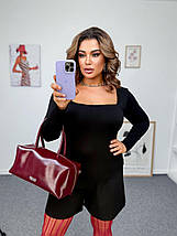 Жіночий лонгслів великого розміру Розміри: 48-50, 52-54, 56-58, фото 3