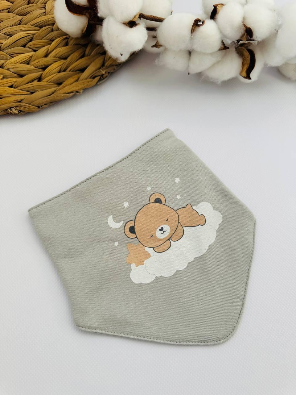 Непромокальний двосторонній слинявчик-нагрудники на кнопках, фото 1