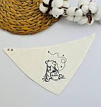 Непромокальний двосторонній слинявчик-нагрудники на кнопках, фото 3