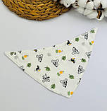 Непромокальний двосторонній слинявчик-нагрудники на кнопках, фото 8