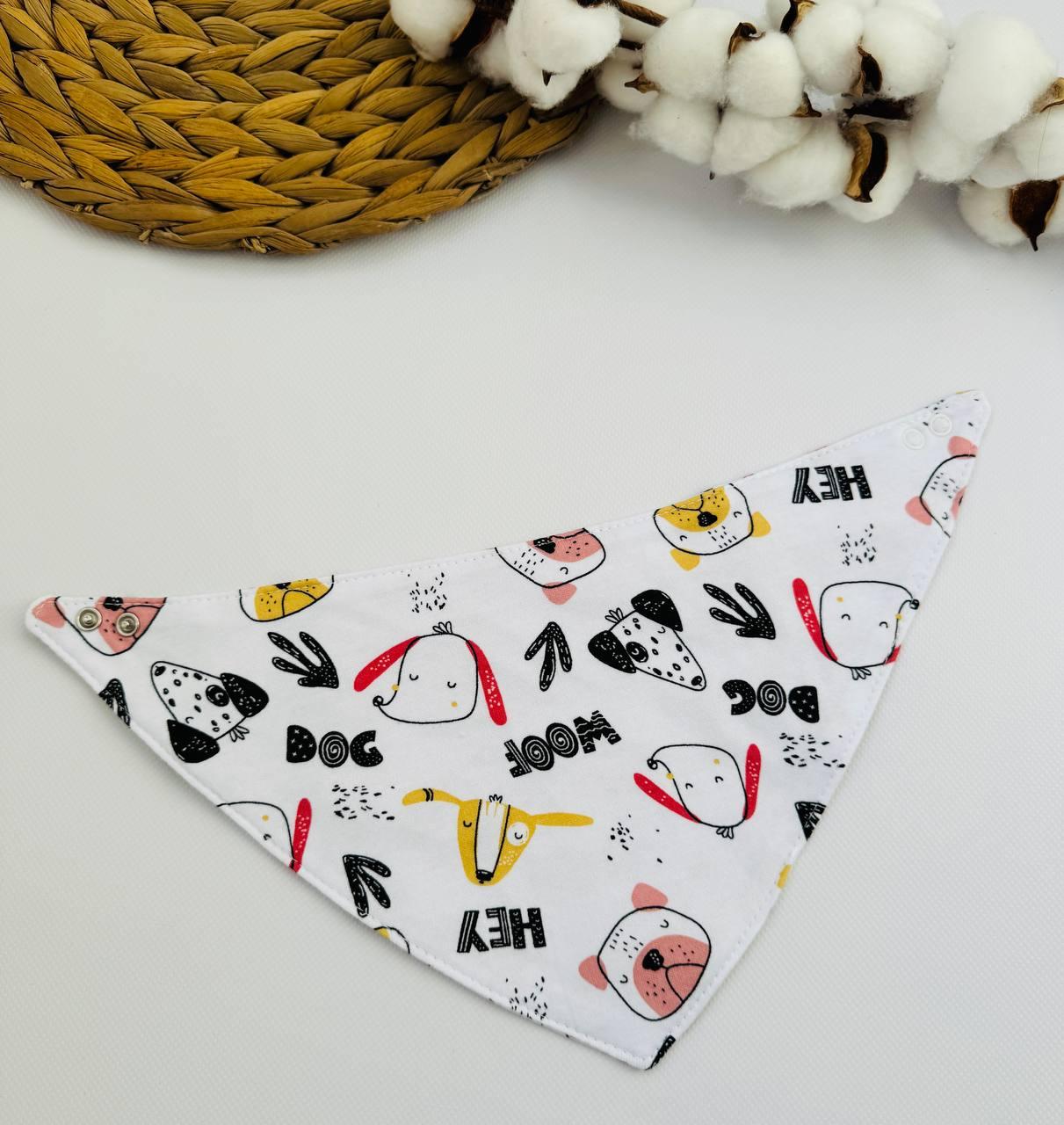 Непромокальний двосторонній слинявчик-нагрудники на кнопках, фото 1