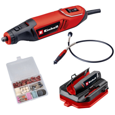 Гравер Einhell TC-MT 150E 150Вт, гнучкий вал, набір насадок (4419380), фото 1