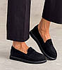 Лофери замшеві анатомічні жіночі чорні, фото 2