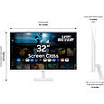 Монітор Samsung LS32FM703UIXUA, фото 5
