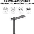 Підставка для гарнітури OfficePro Aluminum Alloys Grey (LS350G), фото 2