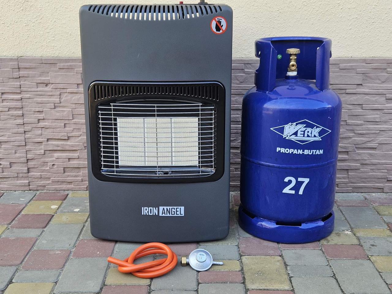 Газовий обігрівач Gordon G887 з редуктором і шлангом обігрівач для дому, дачі, тераси