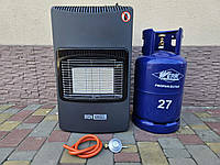 Газовий інфрачервоний обігрівач Gordon G887 + балон 27л, редуктор, шланг