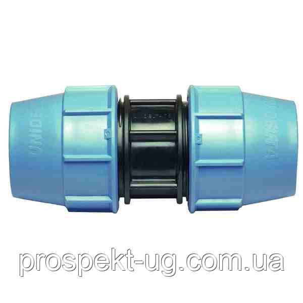 Муфта Ду32 обжимна Unidelta ПНД, фото 1