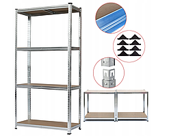 Стелаж LEOBRO Premium 150 х 70 х 30 см, 175кг/полиця, 4 полиці (LB-R111) (mrk)