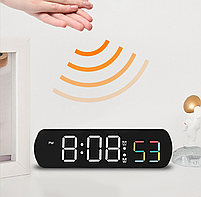 Годинник Deepfox DS-6639 LED цифровий електронний настільний Будильник Дата Температура (16.6 х 4.7см), фото 4