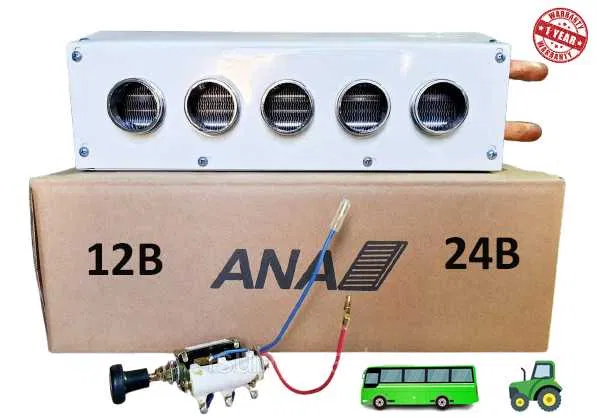 Обігрівач салону Богдан / Еталон 12В, 5 сопел, фото 1