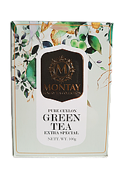 Зелений цейлонський чай середньолистовий Montay Green Extra Special 100 г