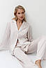 Шовкова піжама сорочка та штани Aruelle Gilian pajama long, фото 6