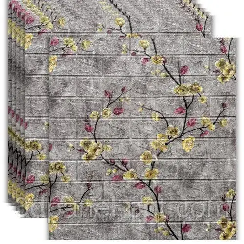 Самоклейні панелі ПВХ Сакура 700x770x4 мм, фото 1