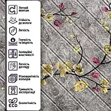 Самоклейні панелі ПВХ Сакура 700x770x4 мм, фото 3