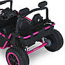 Дитячий електромобіль на акумуляторі двомісний Багі M 6207 з пультом р/у для дітей 3-8 років Рожевий, фото 8