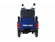 Триколісний електроскутер Ferma Rider 2000 W 72V (Синій), фото 4