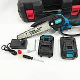 Обрізки гілок Krafftec 20 см, Електропила по дереву ручна ножівка, Акумуляторна мініпила CF-30, фото 9