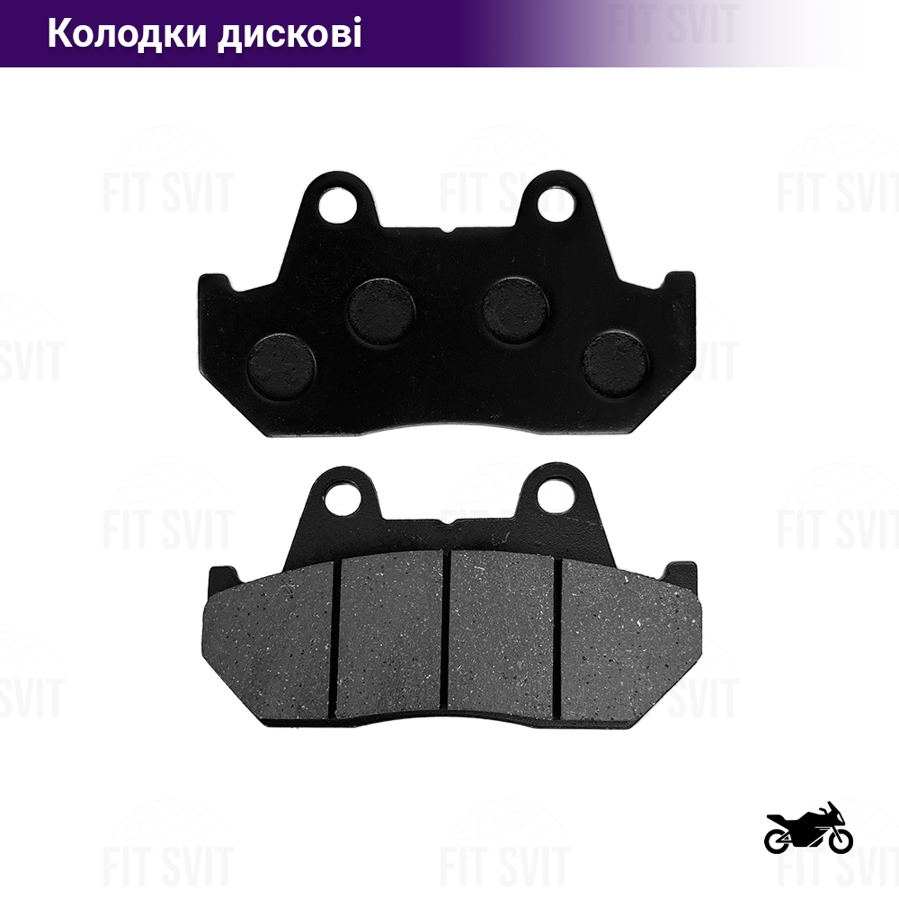 Гальмівні колодки дискові Honda, Lifan, Suzuki, Kawasaki, Viper, фото 1