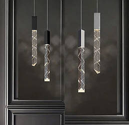 Люстра підвісна скло 5ват 32см хром   222350/1CH