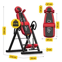 Гравітаційна інверсійна лава 4FIZJO червона з чорним