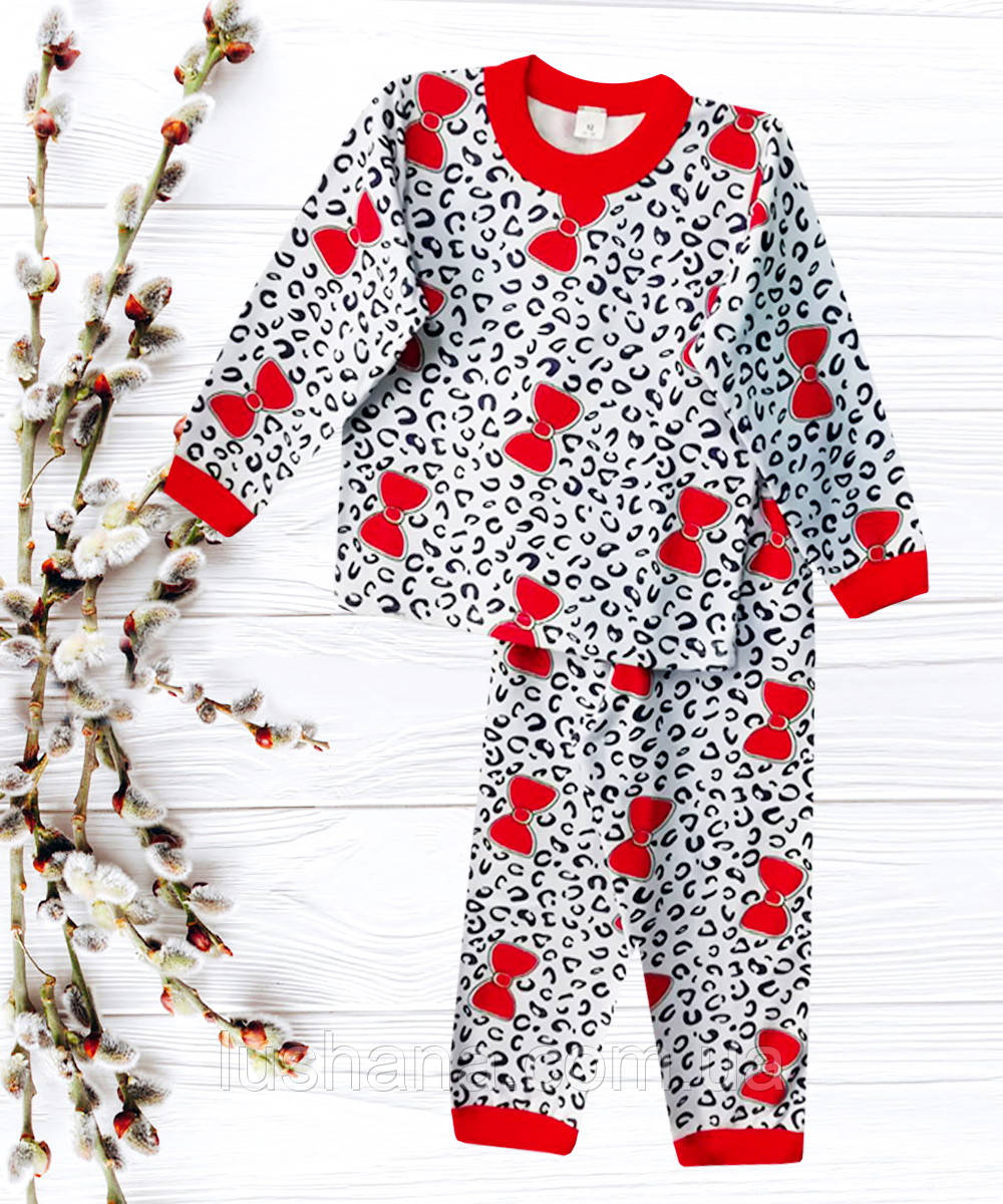 Дитяча піжама з начосом на дівчинку, р.104, фото 1