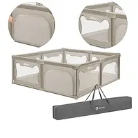 Великий дитячий манеж 207x187 см Lionelo Willow Xl із навчальним килимком