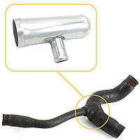 Патрубок охолодження 447121101H Audi 100  з нержавійки  2.2 - ДОВІЧНА ГАРАНТІЯ