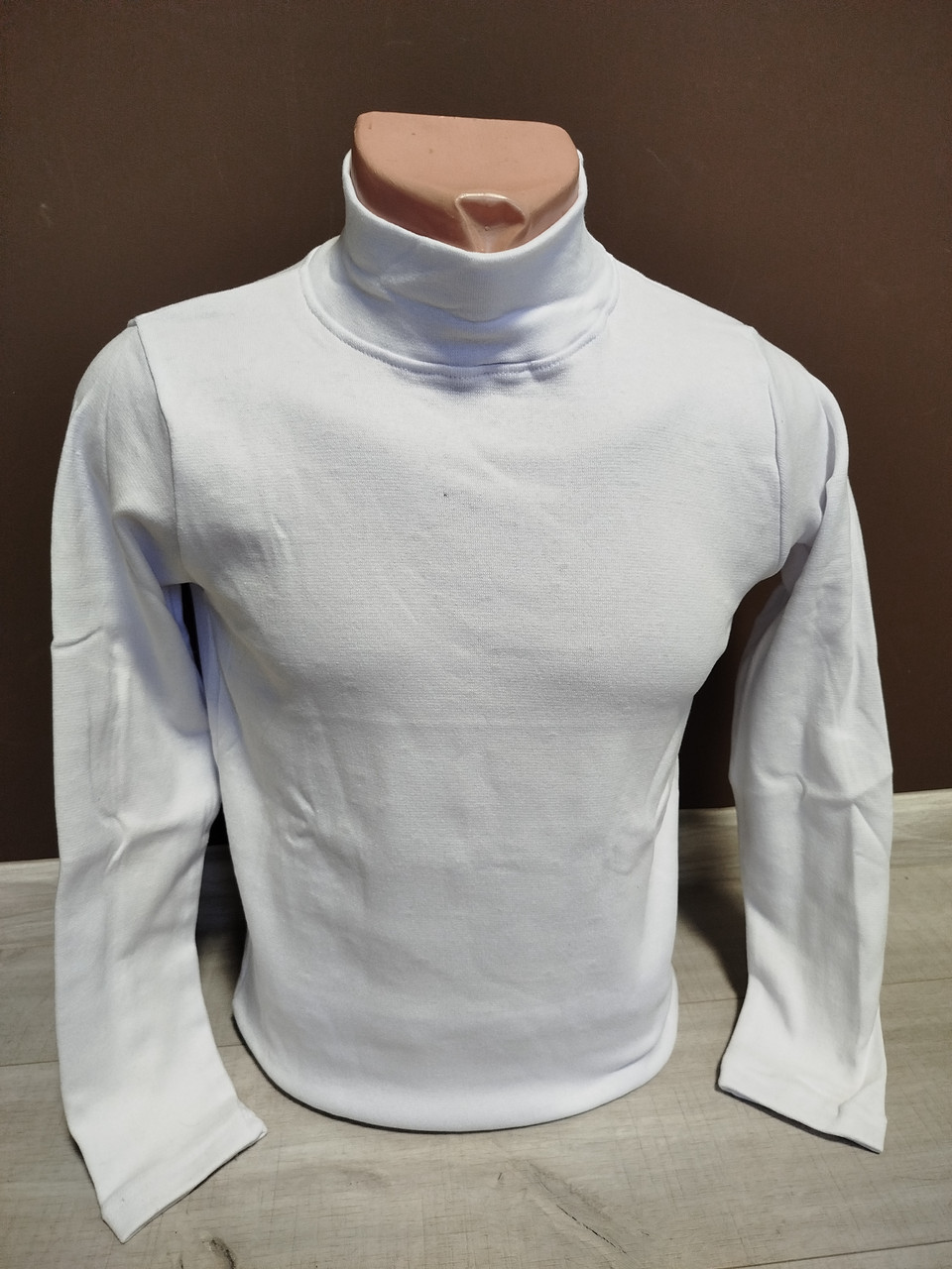 Дитяча водолазка утеплена на хлопчика підлітка 13-17 років чорний смарагд білий беж, фото 1