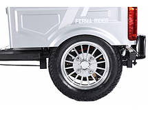Триколісний електроскутер Ferma Rider 2000 W 72V (Сірий), фото 5