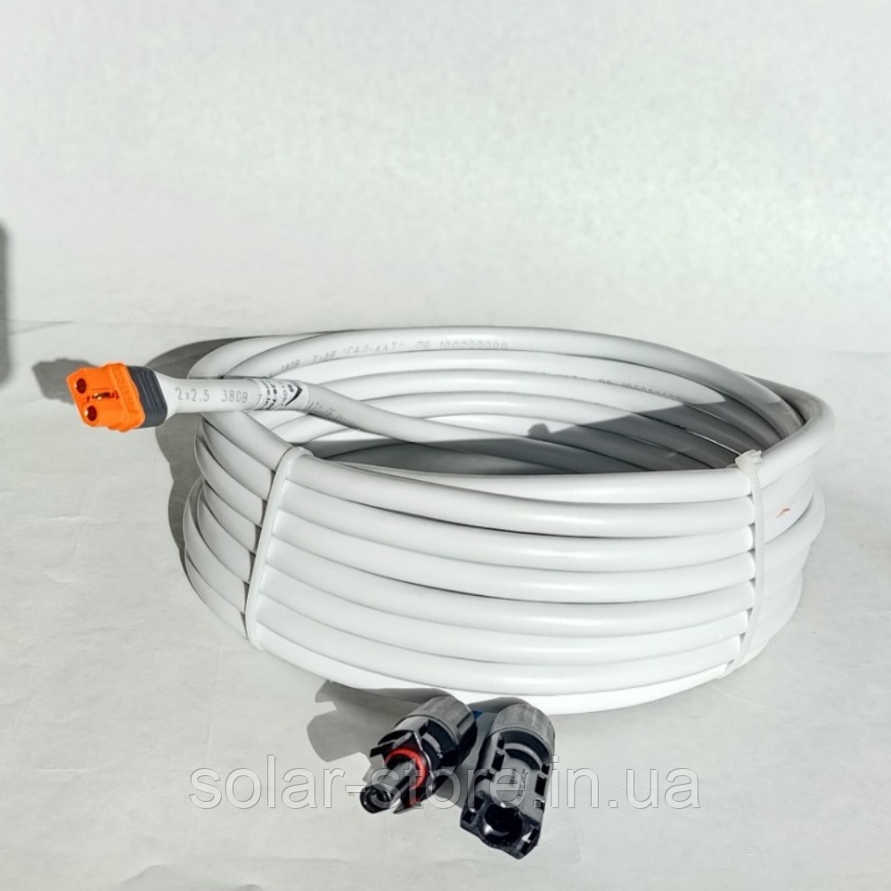 Кабель MC4 to XT60i-F Solar Cable для підключення EcoFlow/BLUETTI до сонячної панелі 1м.