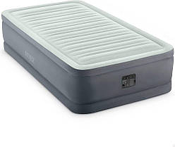 Надувне односпальне ліжко-матрац Intex із вбудованим електронасосом