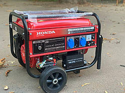 Генератор Honda 3.5 кВт з мідною обмоткою (на колесах) автозапуск