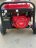 Генератор Honda 3.5 кВт з мідною обмоткою (на колесах) автозапуск, фото 3