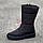 Дутики жіночі зимові чорні чоботи на широку ногу (Код: 3485), фото 4