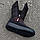 Дутики жіночі зимові чорні чоботи на широку ногу (Код: 3485), фото 5