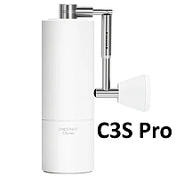 Ручна кавомолка Timemore C3S з металевими ножами і регулюванням помолу Біла