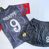 Дитяча підліткова футбольна форма Mbappe FC Real Madrid   kids
