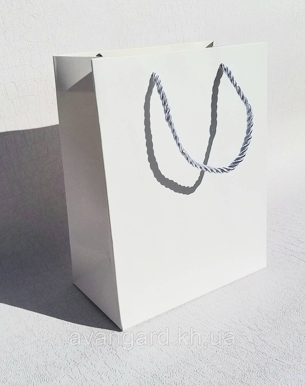 Пакет 23 х 18 х 10 см_білий, фото 1