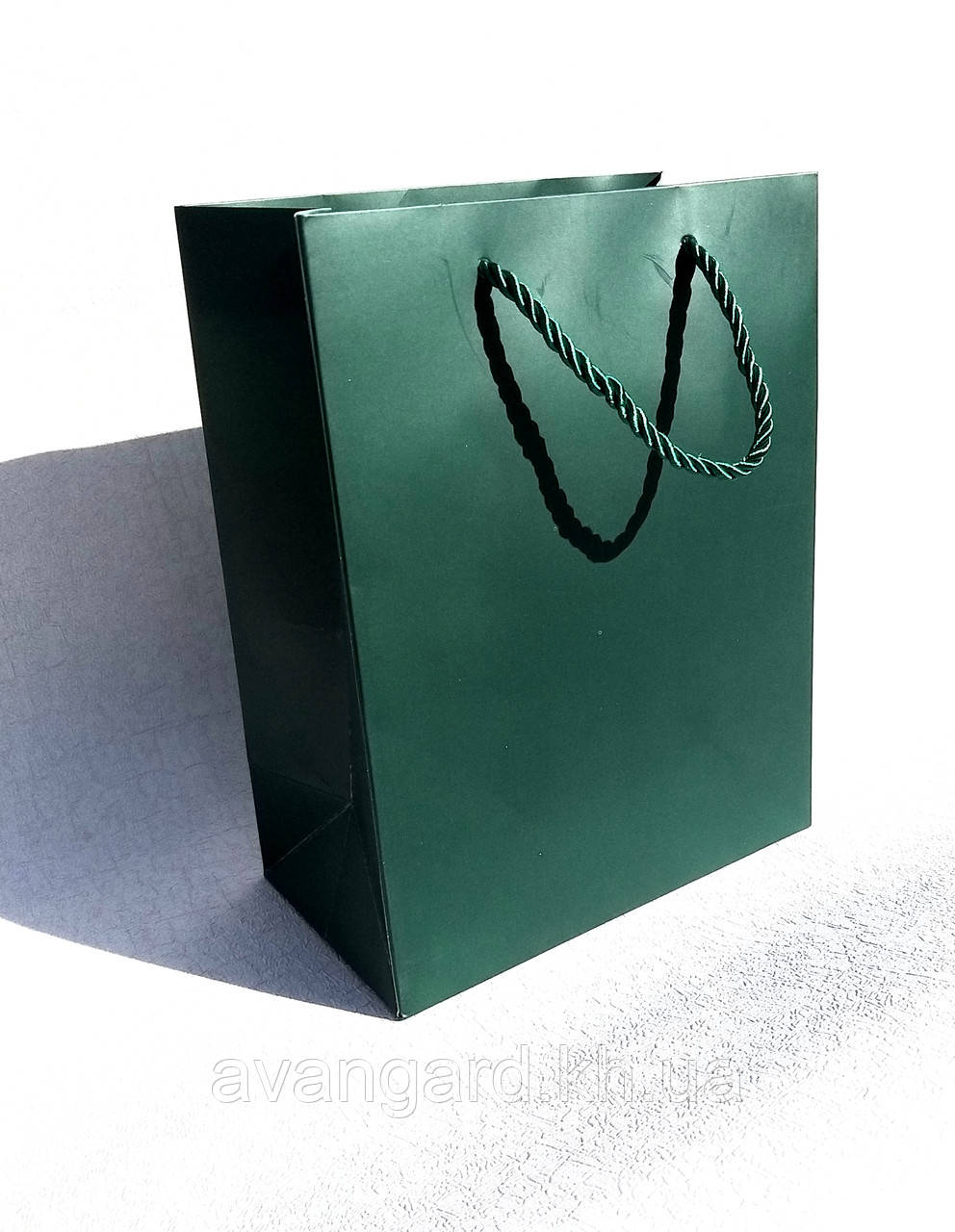 Пакет 23 х 18 х 10 см_зелений, фото 1