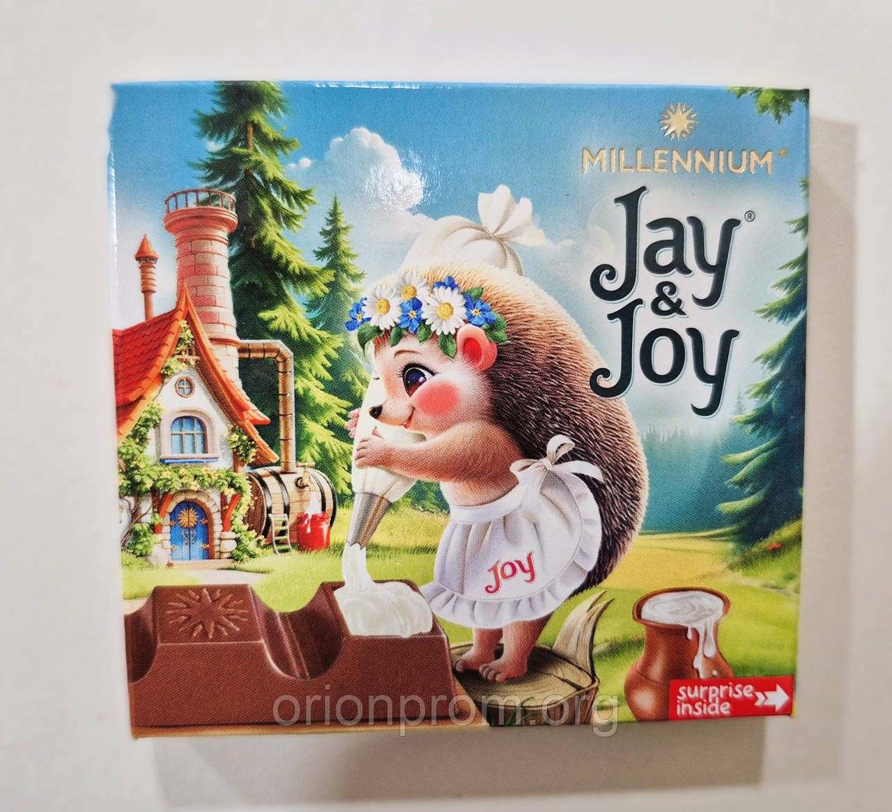 Шоколад Millennium Jay&Joy молочний 45 г, фото 1