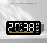 Годинник Deepfox DS-6676 LED цифровий електронний настільний Будильник Дата Температура (15.5 х 6.3см), фото 10