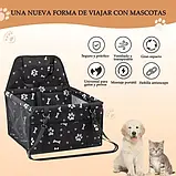 Сумка-переноска для собак і кішок автомобільне крісло для тварин сумка-органайзер для перевезення автокрісло, фото 3