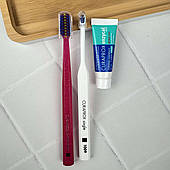 Набір для брекетів (монопучкова щітка Curaprox CS 1009, паста enzycal 10 мл, щітка Curaprox Ortho 5460)