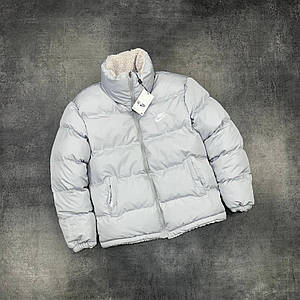 Двосторонній пуховик Nike Blue and White