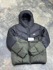 Чорно-оливковий Пуховик Nike Storm-Fit