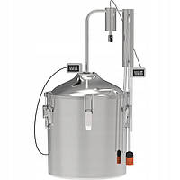 Классический нержавеющий дистиллятор с отстойником на 30 л