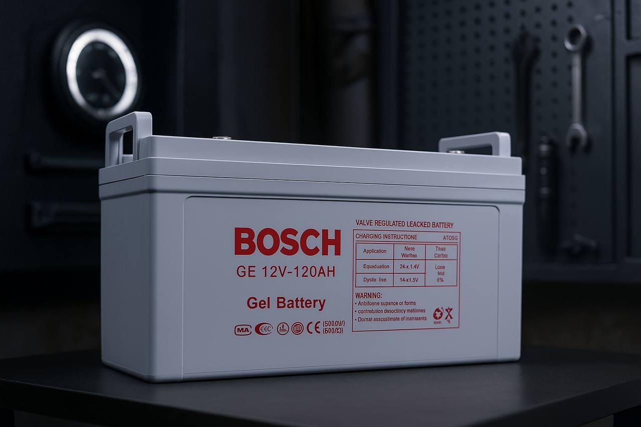 Акумулятор/батарея гелевий Bosch Gel Battery 120 Ah 12V, тяговий акумулятор Бош